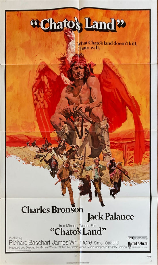 Chato’s Land (1972) Original Movie Poster, Charles Bronson