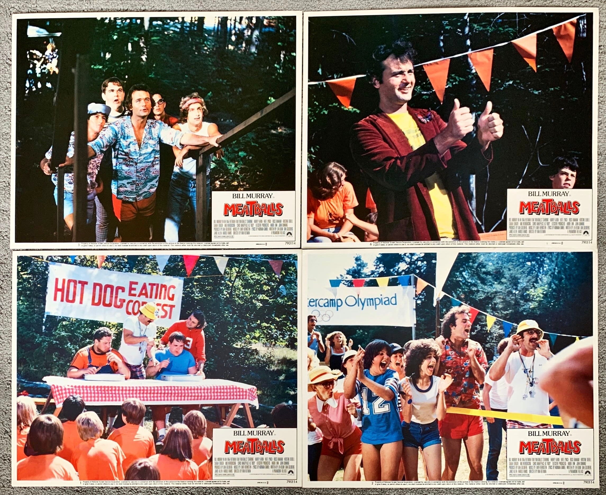 Meatballs (1979) 7x Lobby Cards