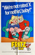 #912 FRITZ THE CAT 1sh 1972 Ralph Bakshi x-rated cartoon
