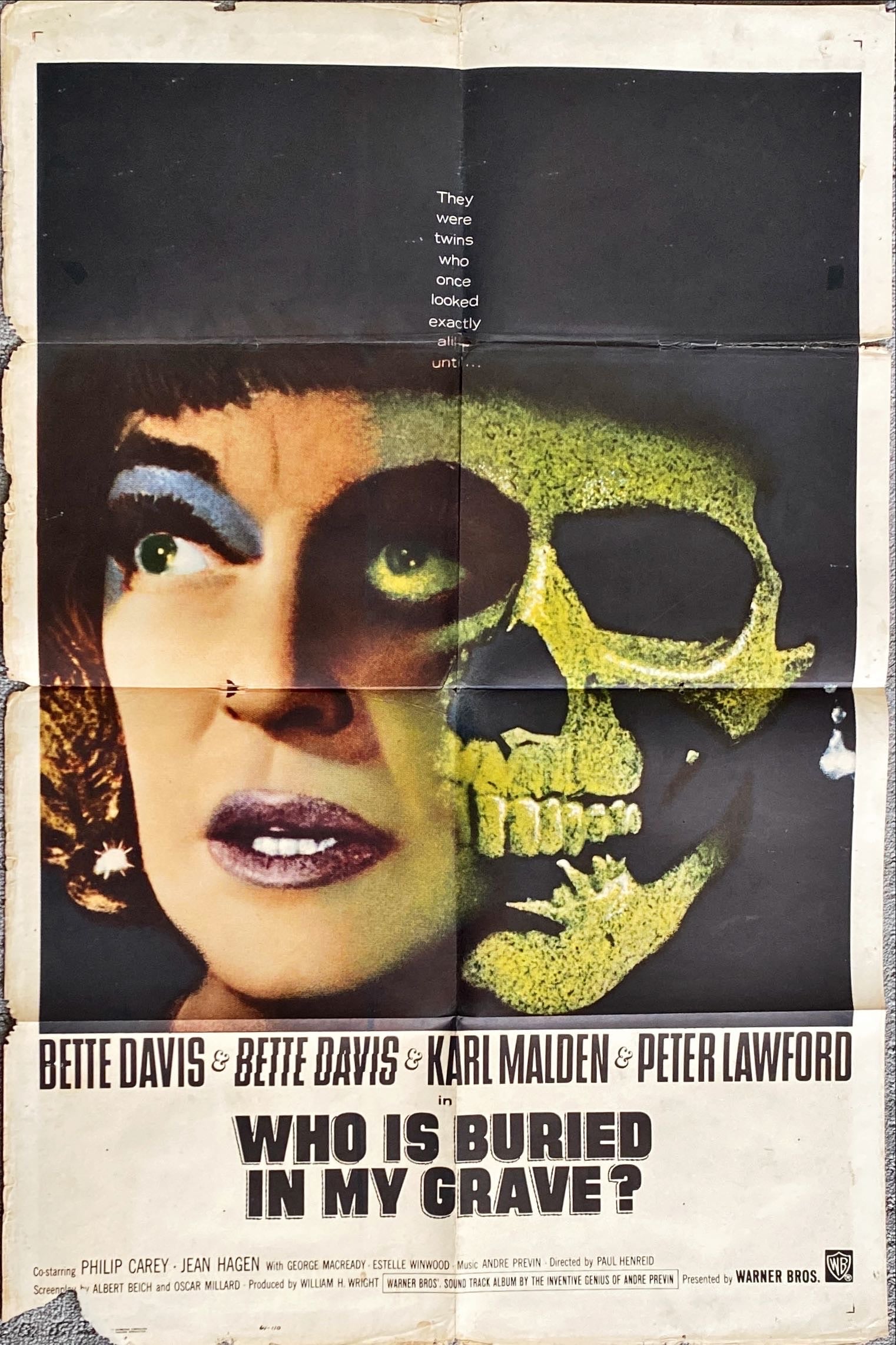 Who is Buried in My Grave?,  int'l 1sh 1964 - Bette Davis