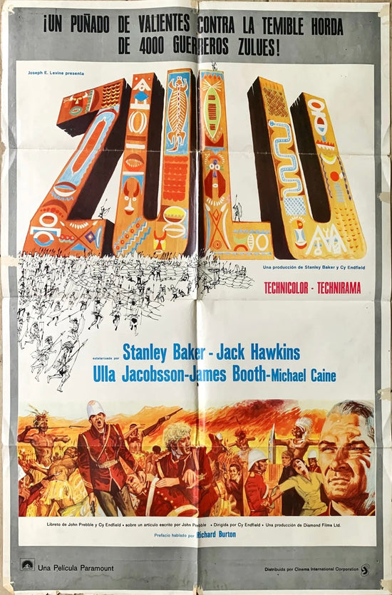 Zulu (1964) One Sheet Movie Poster - INTL-SPAN