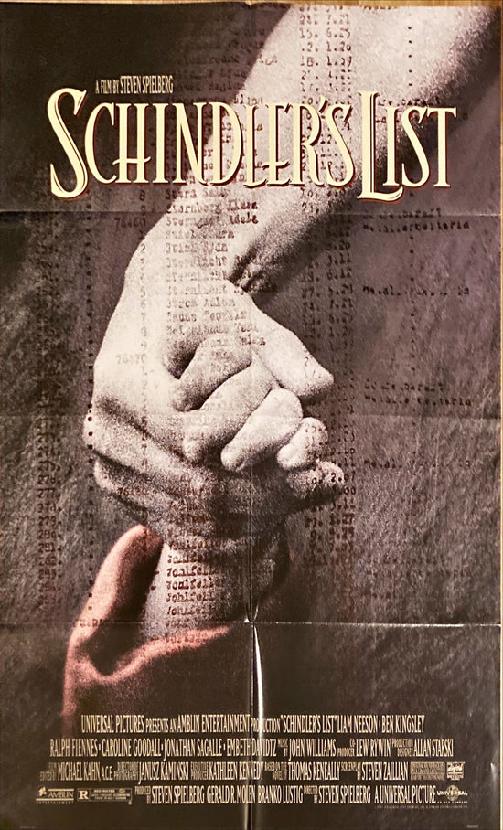 Schindlers List (1993) One Sheet Movie Poster - Spielberg