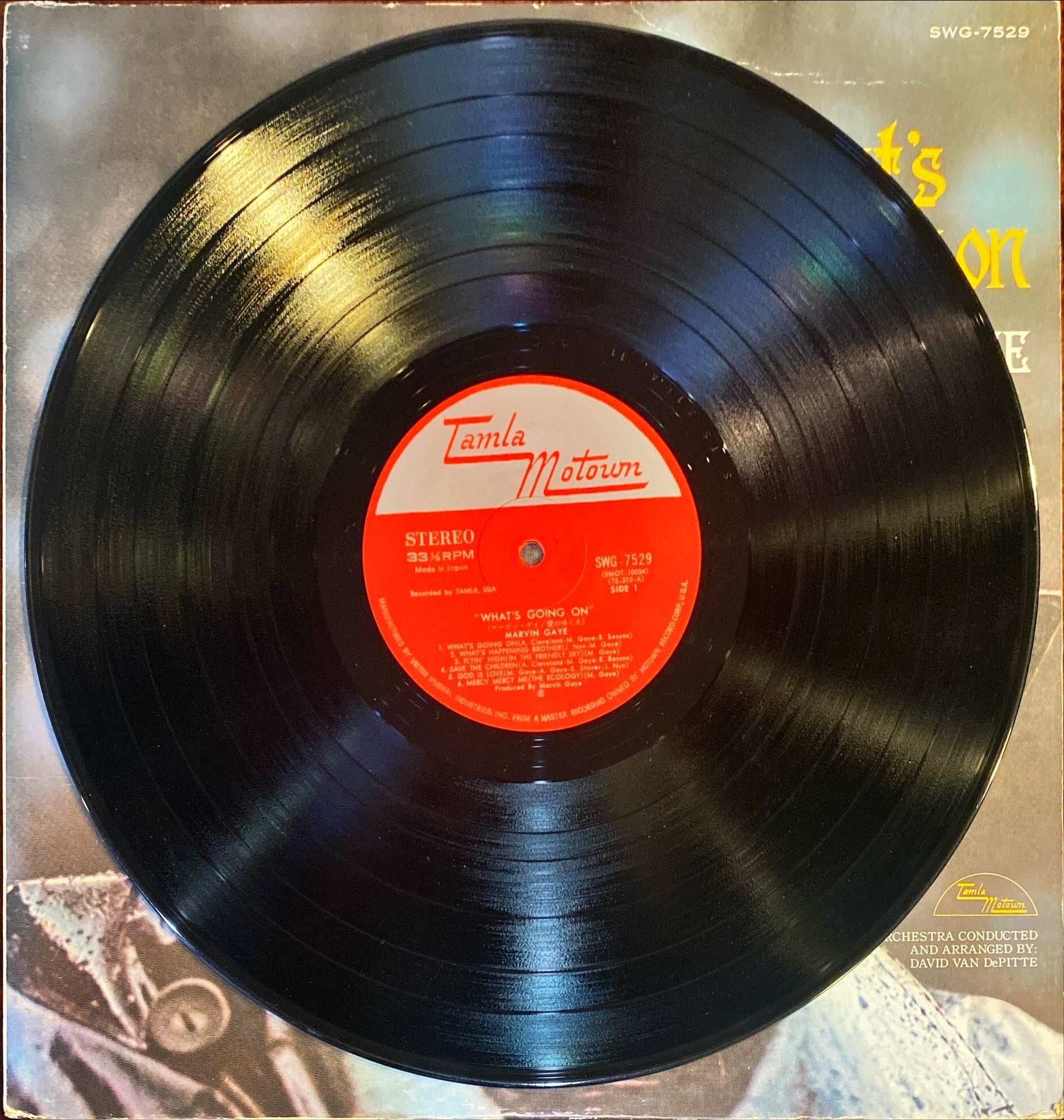 Marvin Gaye - What's Going On (1971) Vinyl Record / LP - JAP - 1st Pressing