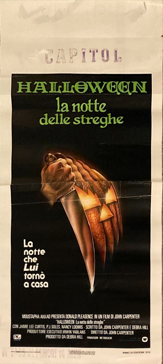 Halloween (1979) Original Locandina Movie Poster - ITA