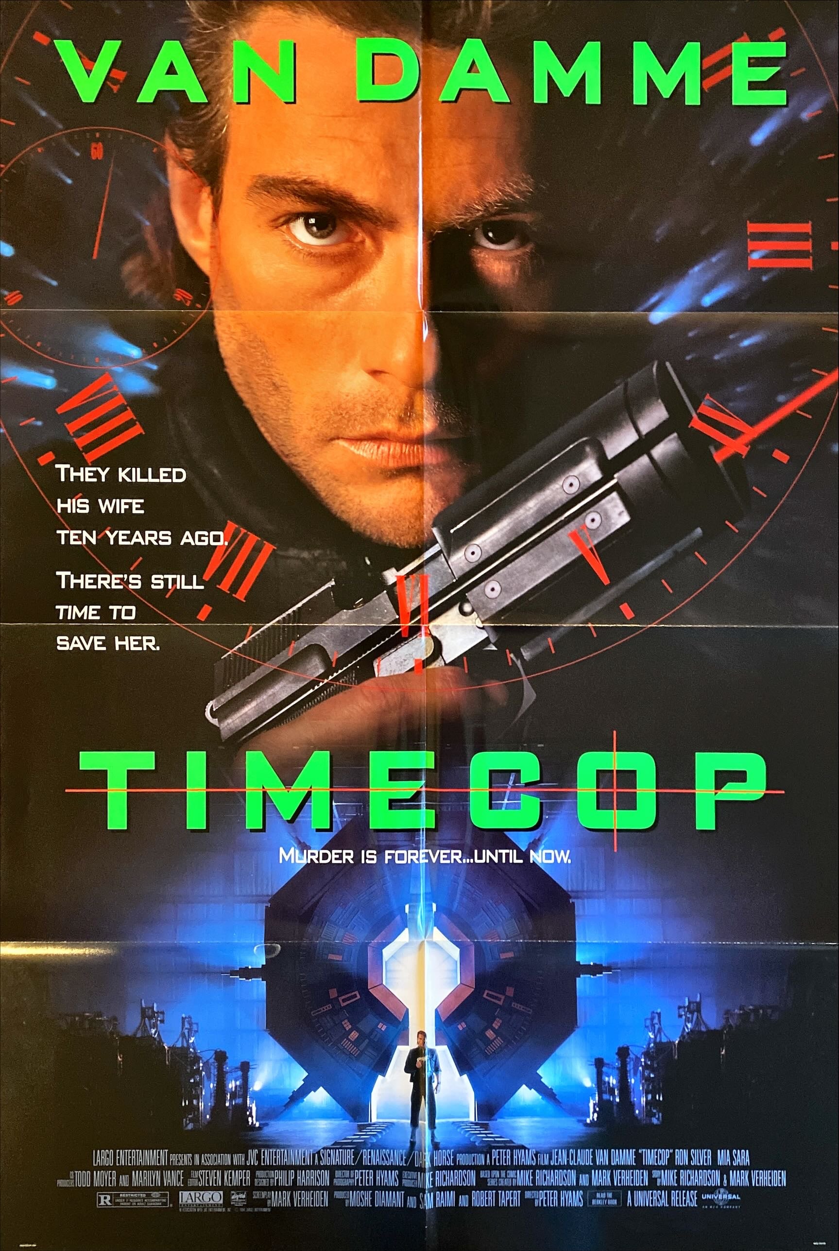 Timecop, 1sh '94 Jean-Claude Van Damme