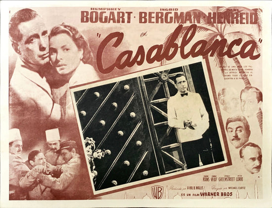 Casablanca (1942) Lobby Card - MX