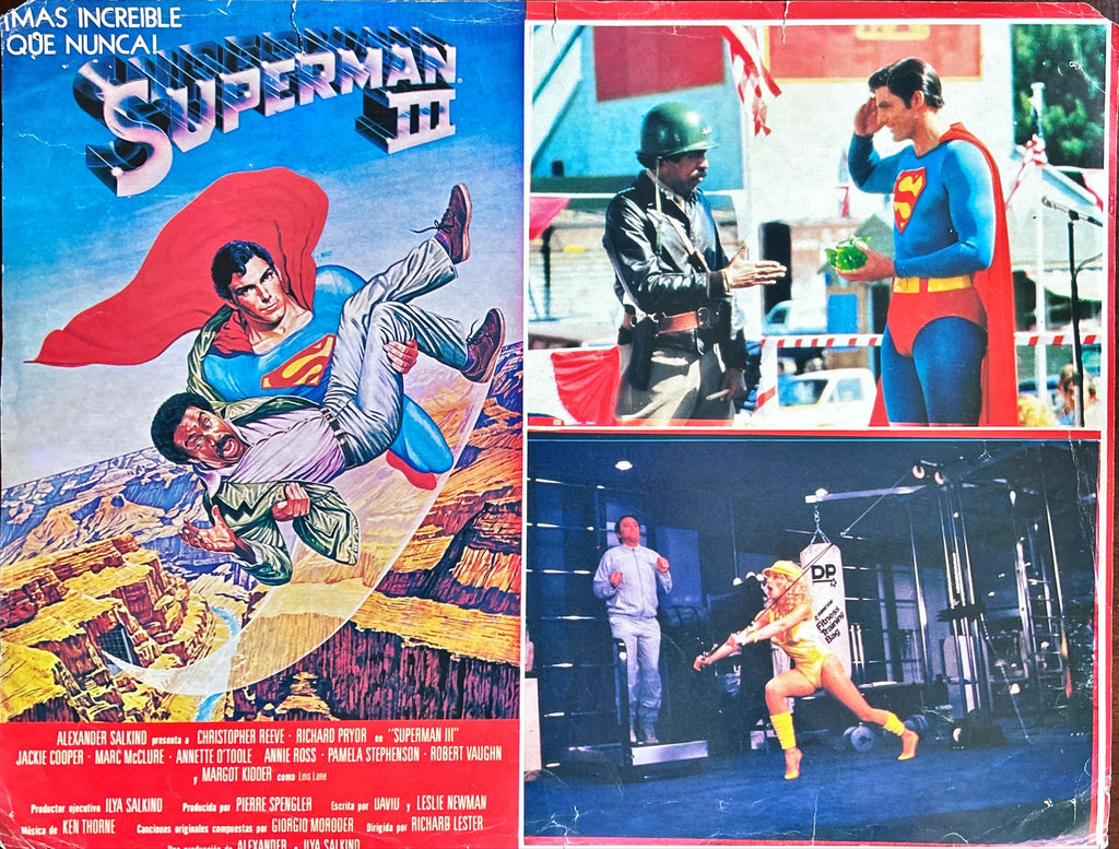 Superman II-III-IV Mexican Lobby Card-Mini Poster bundle