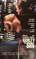 Guilty as Sin,  int'l DS 1sh '93 Rebecca De Mornay, Don Johnson