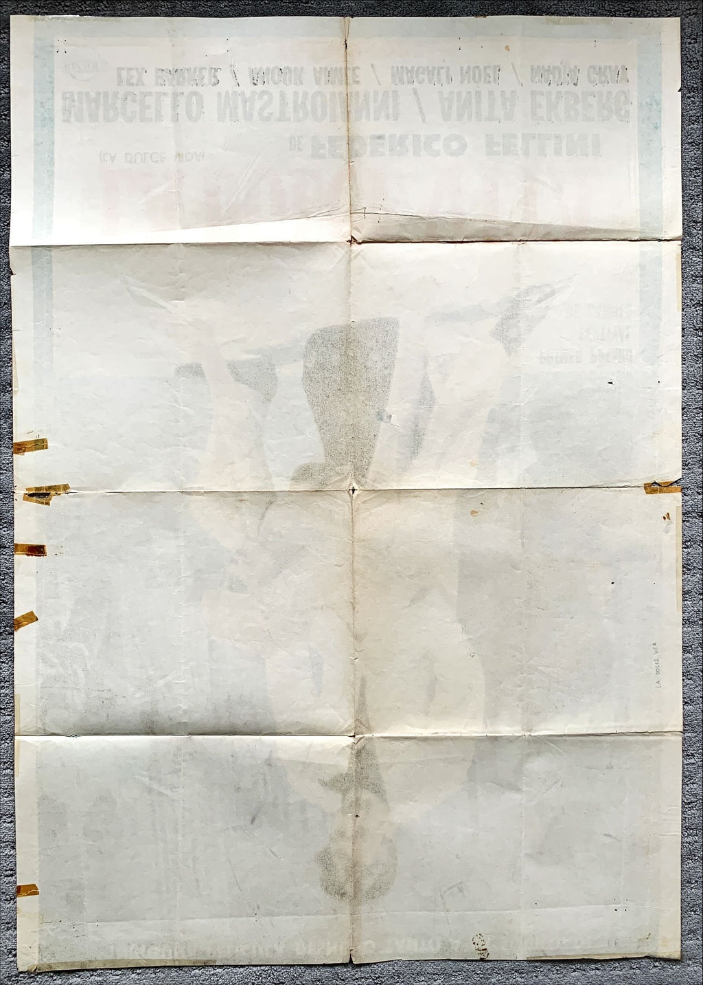 La Dolce Vita (1960) Argentine Movie Poster