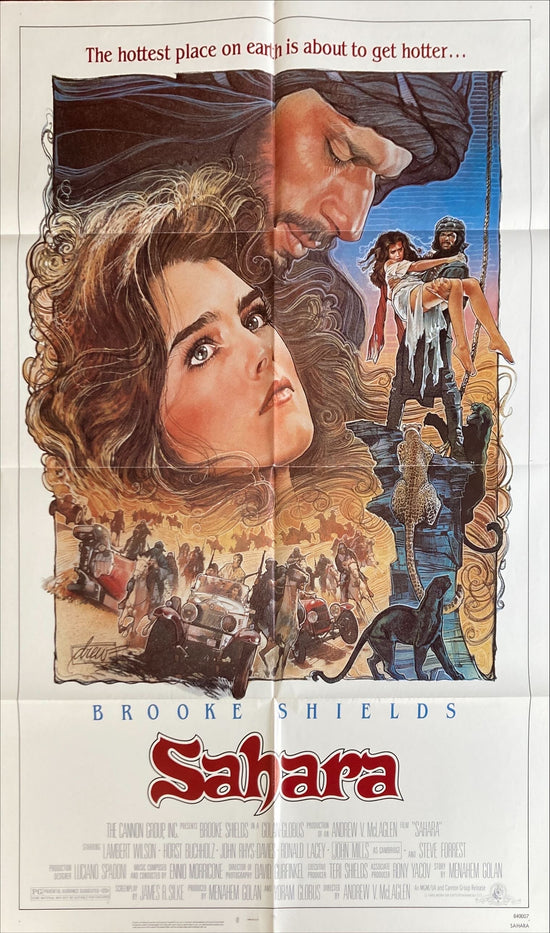 Sahara (1984) Original Movie Poster, Brooke Shields