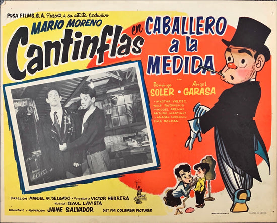 Caballero a la medida-Cantinflas Mexican lobby card