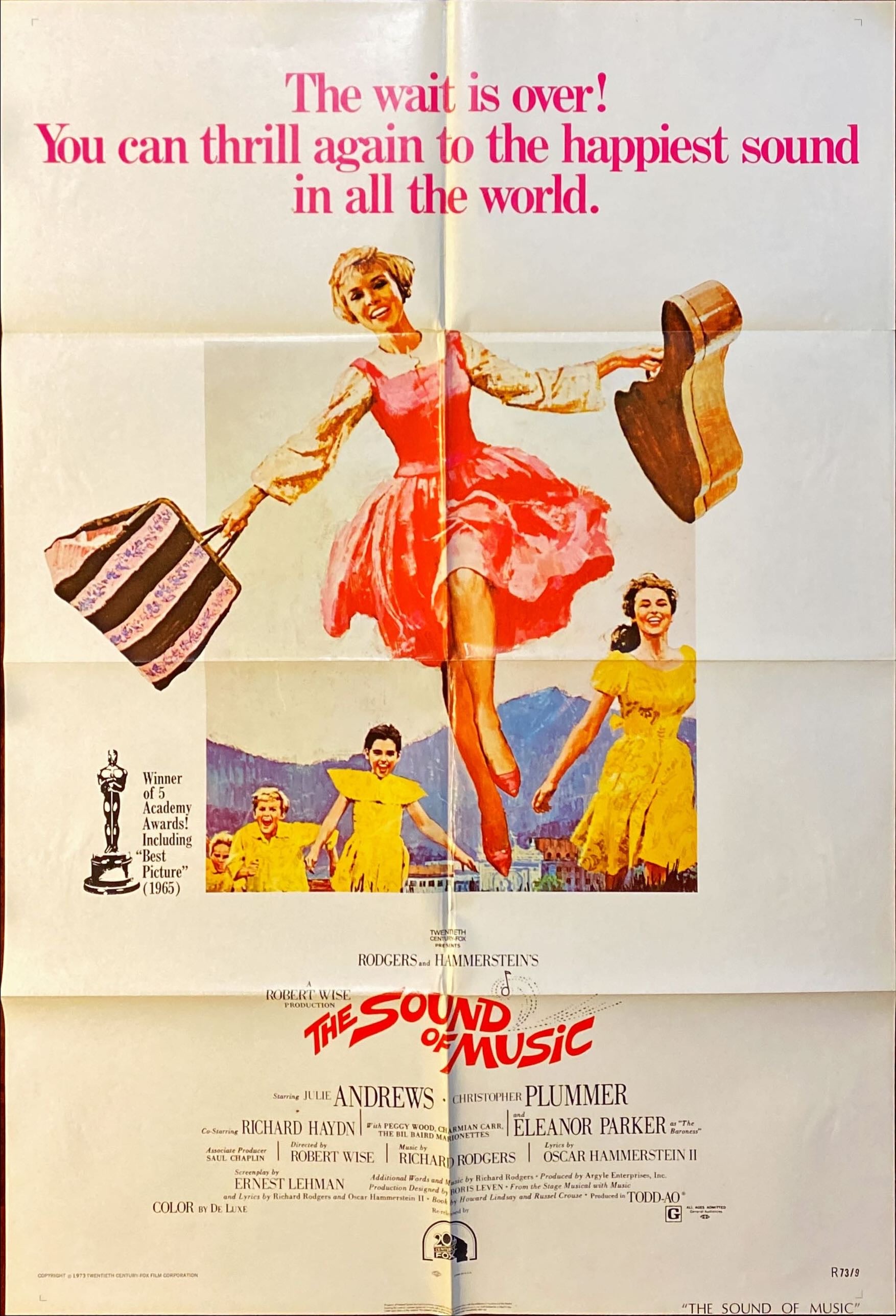 Sound of Music (1965) One Sheet Movie Poster - R'73