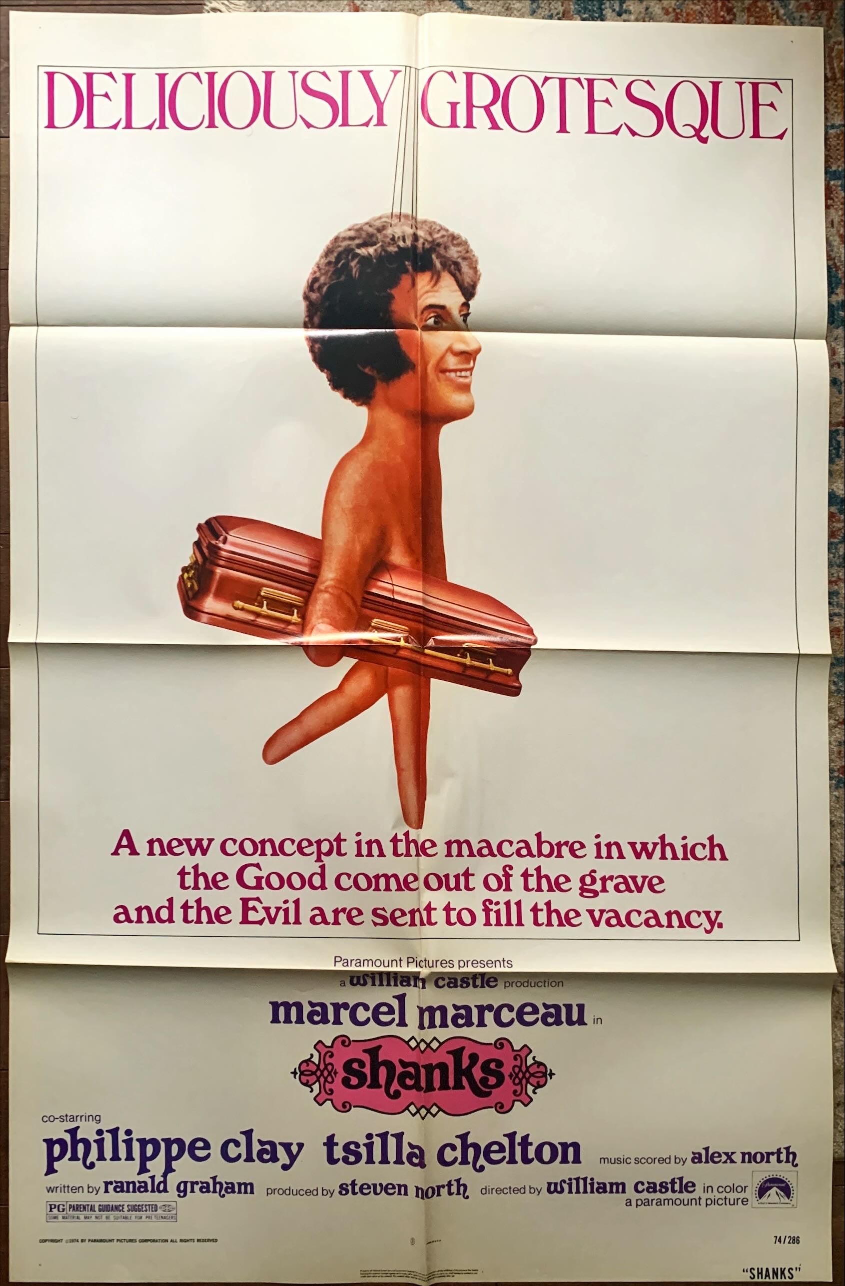 Shanks, 1sh '74 William Castle, Marcel Marceau