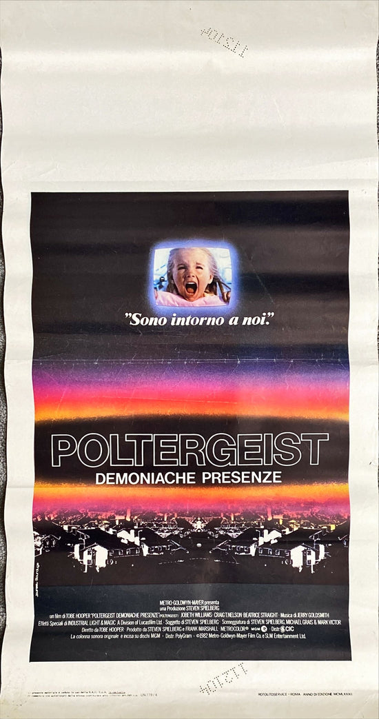 Poltergeist (1982) Original Locandina Movie Poster - ITA