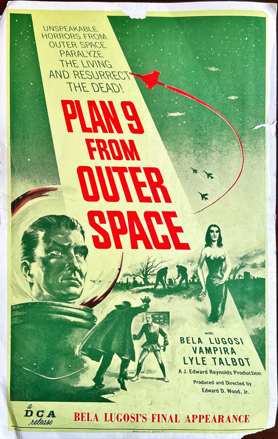 Plan 9 from Outer Space (1958) Benton REPRO WC &