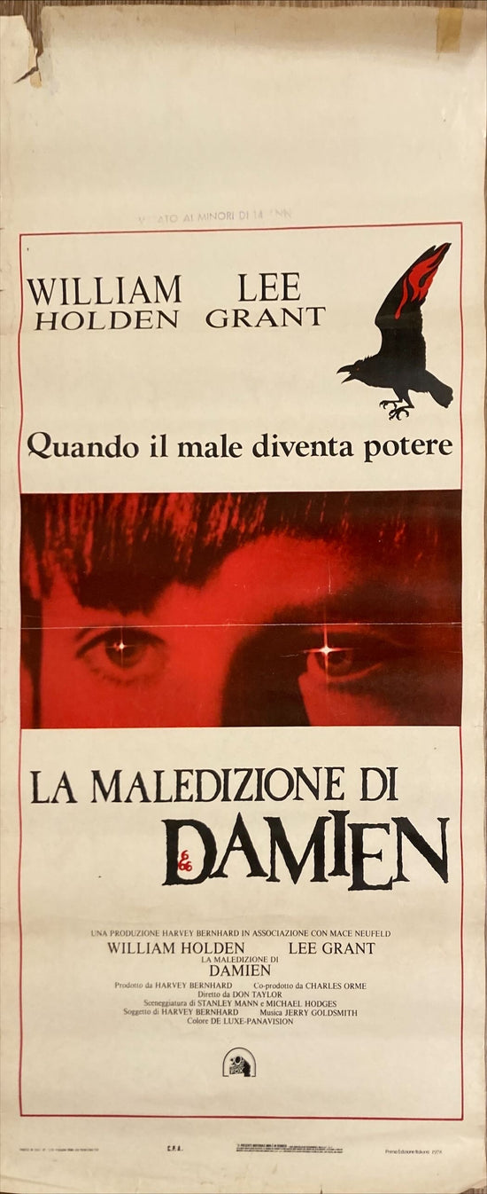 Damien Omen II (1978) Locandina Movie Poster ITAL