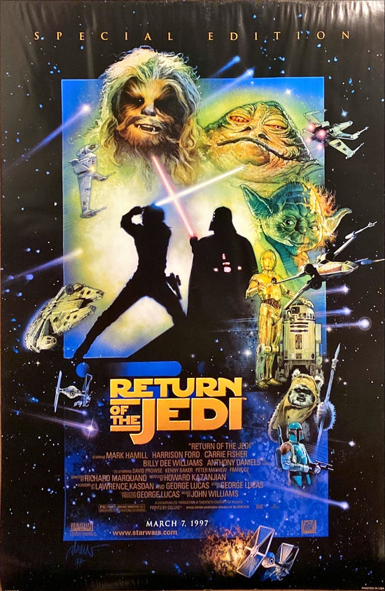 Return of the Jedi , style E advance 1sh R1997