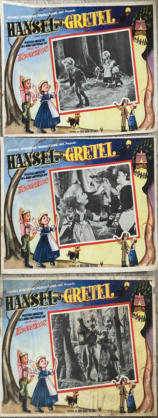 Hansel and Grethel (1954) Vintage Mexican Lobby Cards