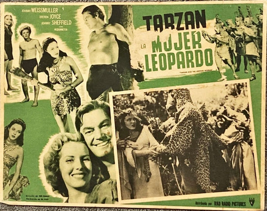 Tarzan (Johnny Weissmuller) Vintage Mexican Lobby Cards bundle