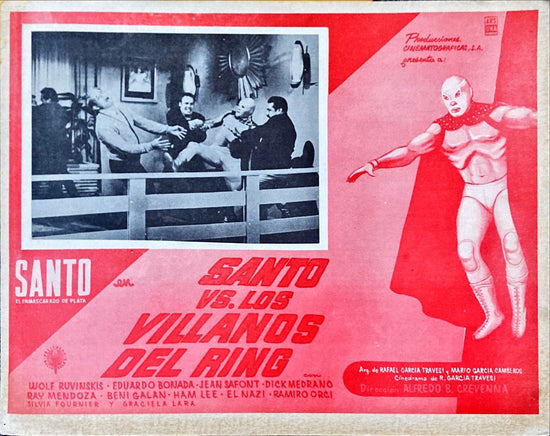 Santo Mexican Wrestling original lobby cards Bundle