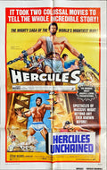 #897 HERCULES/HERCULES UNCHAINED 1sh 1973-Steve Reeves