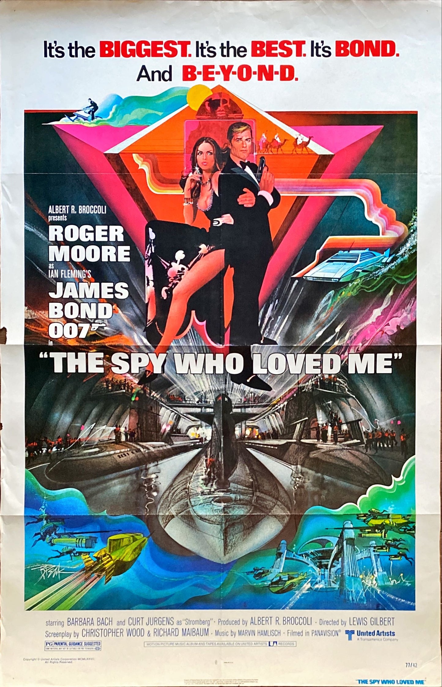 Spy Who Loved Me (1977) One Sheet Movie Poster