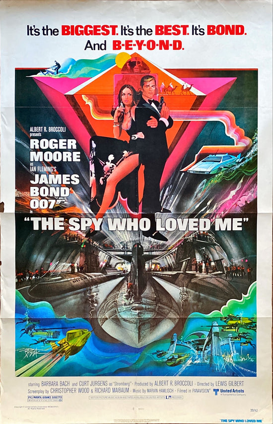 Spy Who Loved Me (1977) One Sheet Movie Poster