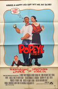 #1446 POPEYE int'l 1sh 1980 Robert Altman, Robin Williams & Shelley Duvall