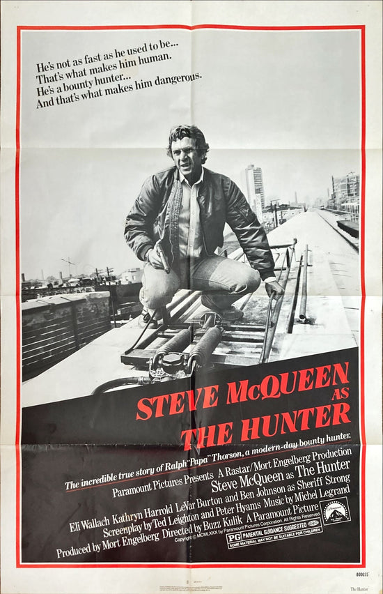 The Hunter (1980) One Sheet Movie Poster - Steve Mcqueen