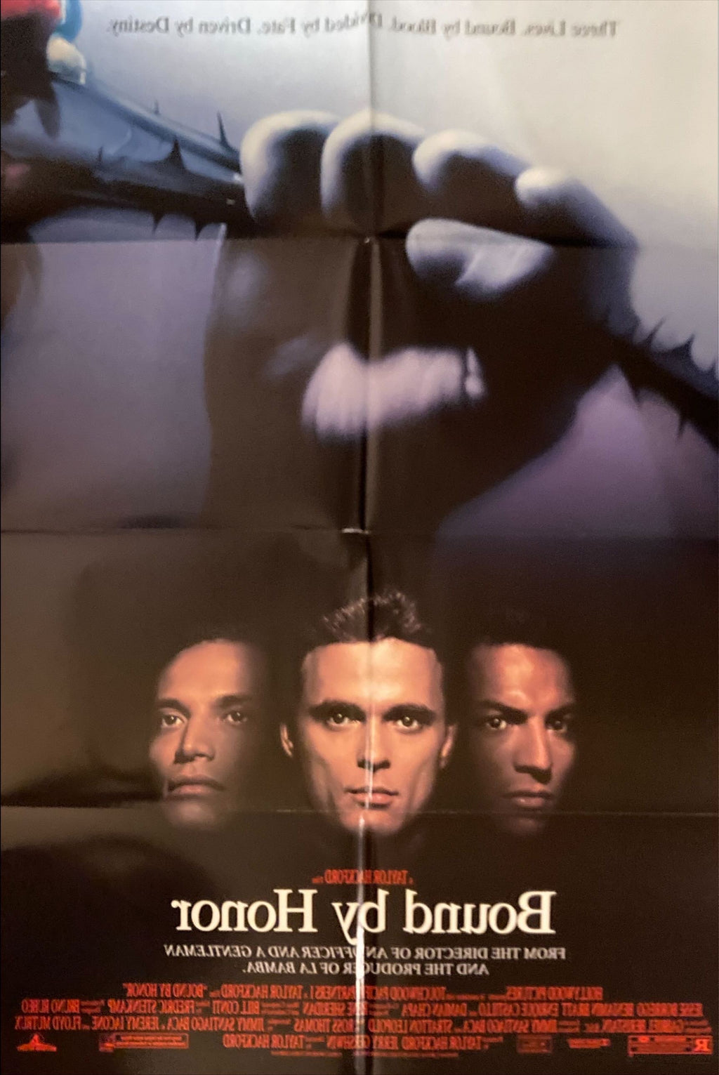 Bound by Honor DS 1sh 1993 Jesse Borrego, Benjamin Bratt