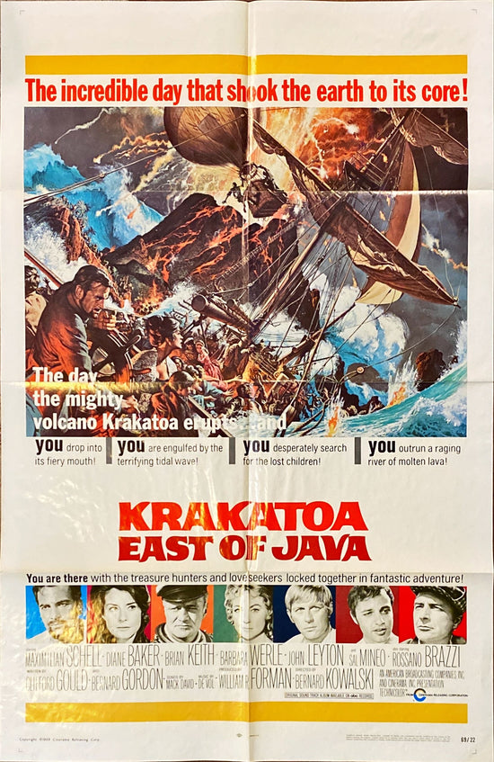 Krakatoa, East of Java (1969) One Sheet Movie Poster