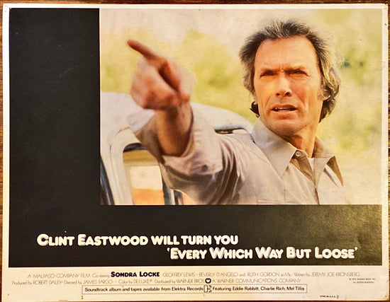 Every Which Way But Loose,   Lobby Card 1978 Clint Eastwood