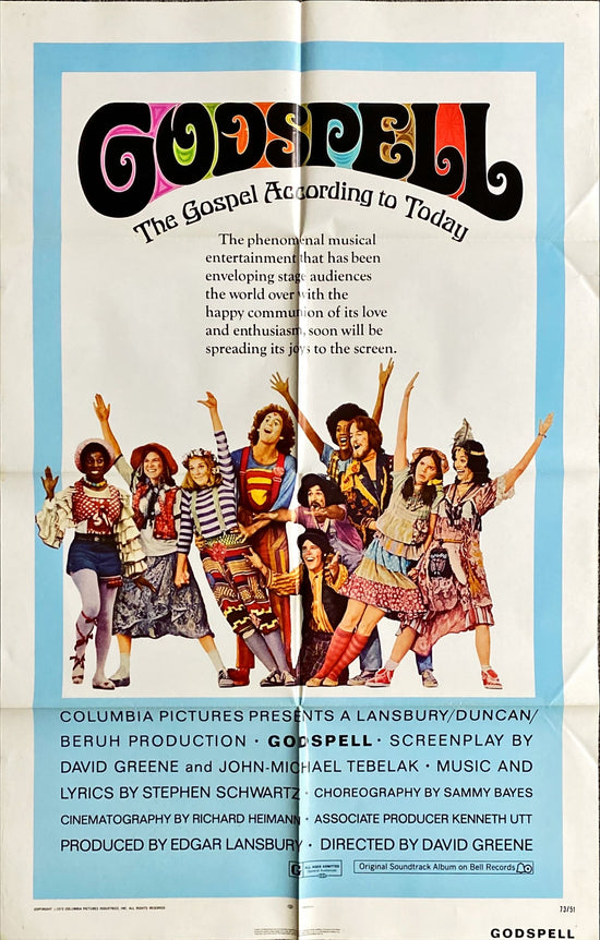 Godspell (1973) One Sheet Movie Poster