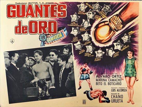 Guantes de Oro 3x Lobby Cards - MX