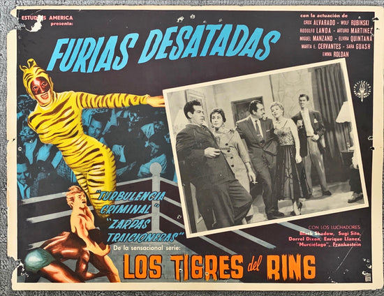 Furias desatadas Mexican lobby card