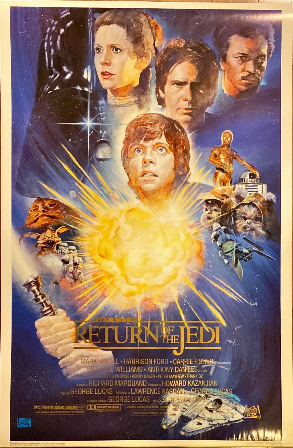 Return of the Jedi (1983) One Sheet Movie Poster - R'94, Killian