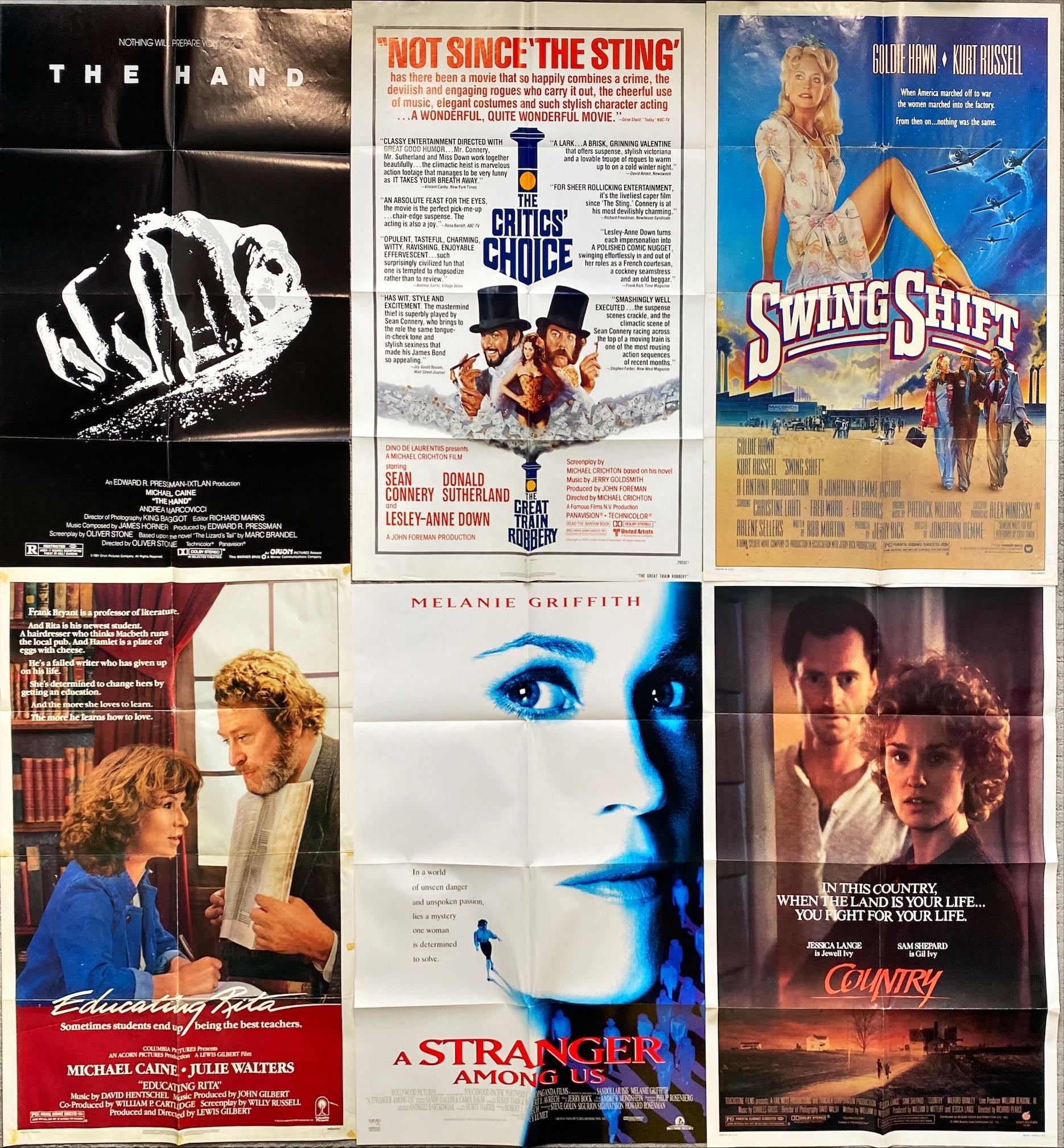1980s Drama Movie Posters Bundle (1980) 6x One Sheet Movie Posters