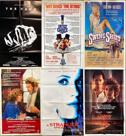 1980s Drama Movie Posters Bundle (1980) 6x One Sheet Movie Posters