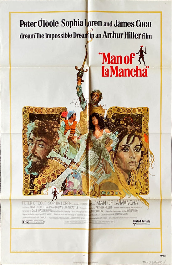 Man of La Mancha,  1sh 1972 Peter O&