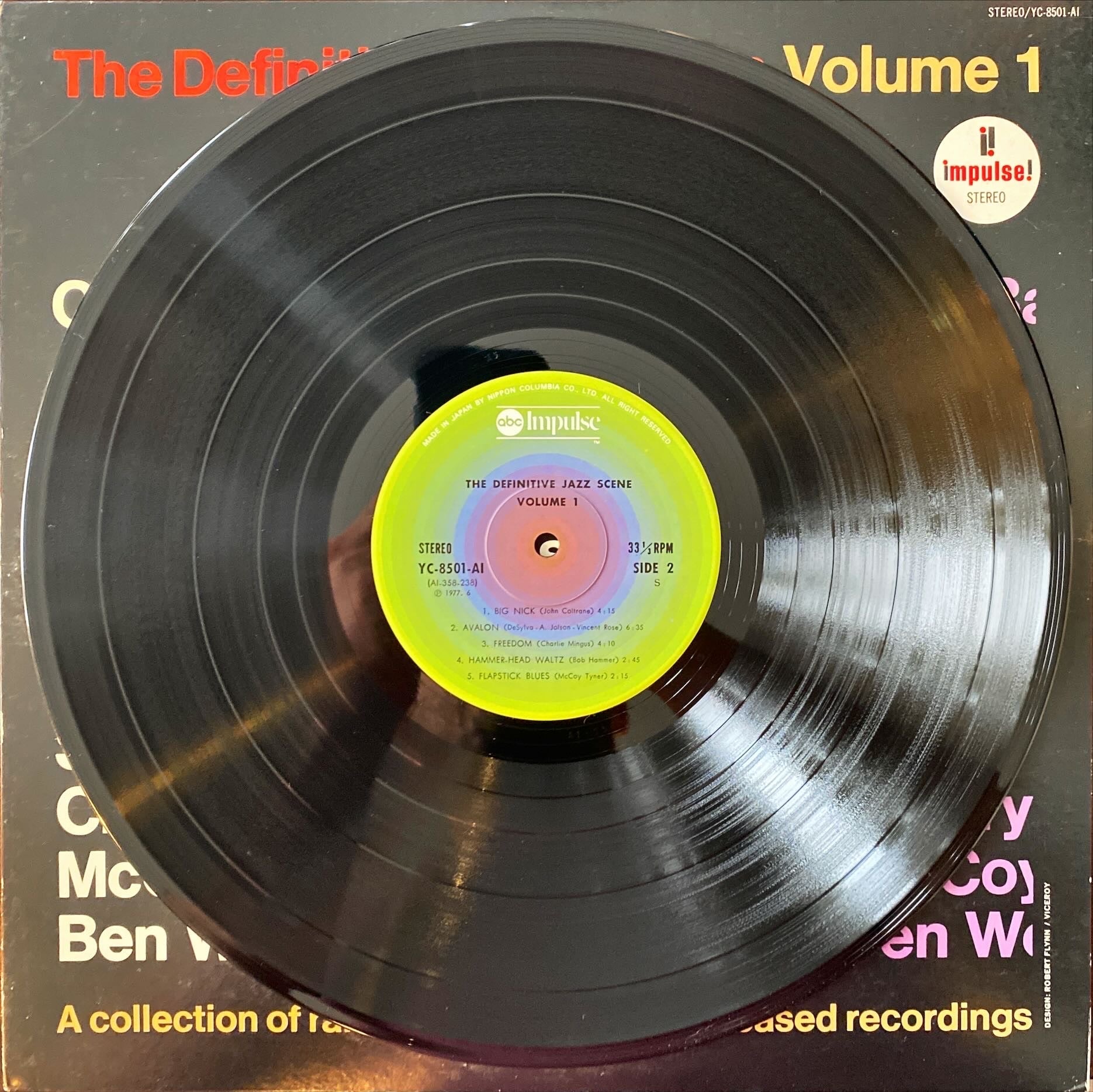 Various – The Definitive Jazz Scene Volume 1 Original Rare Japanese Pressing Vinyl/LP