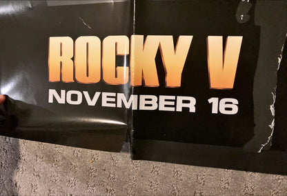 Rocky V (1990) Original One Sheet Movie Poster - Teaser