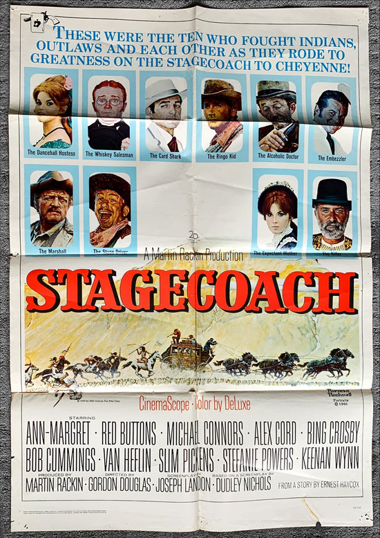 Stagecoach (1966) One Sheet Movie Poster