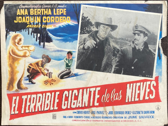 El Terrible Gigante de las Nieves, Mexican Lobby Card