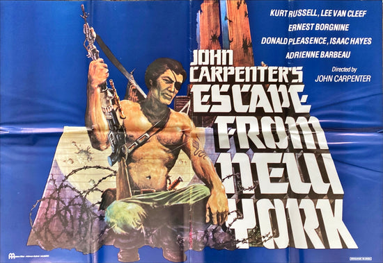 Escape from New York (1981) John Carpenter’s Classic sci-fi Movie Poster-Lebanese