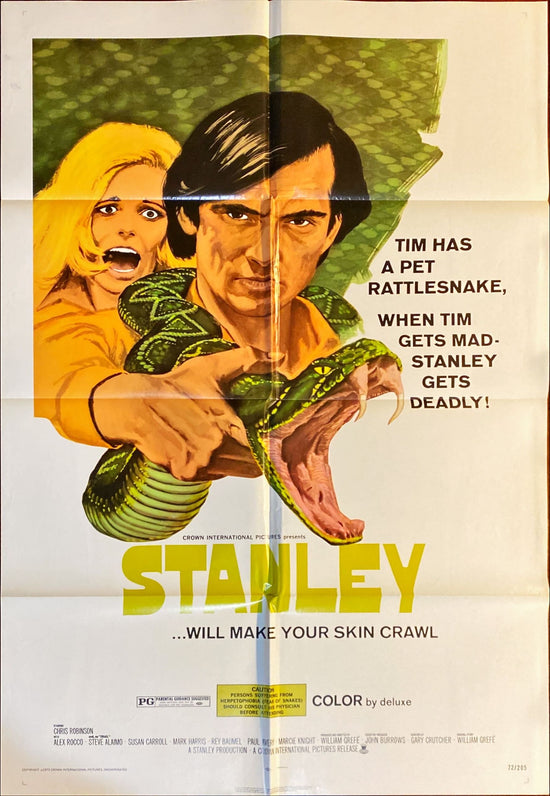 Stanley (1972) One Sheet Movie Poster