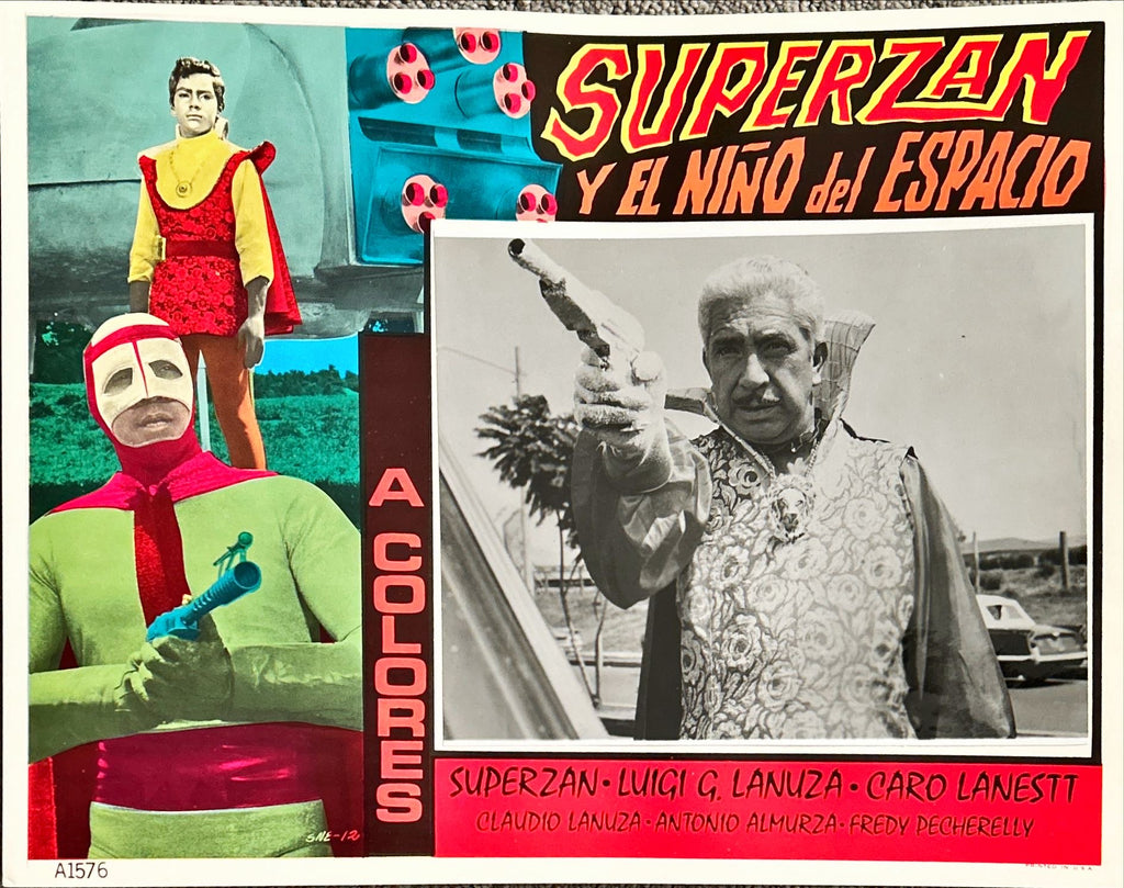 Superzan y el Nino del Espacio (1972) 8x Lobby Cards - MX