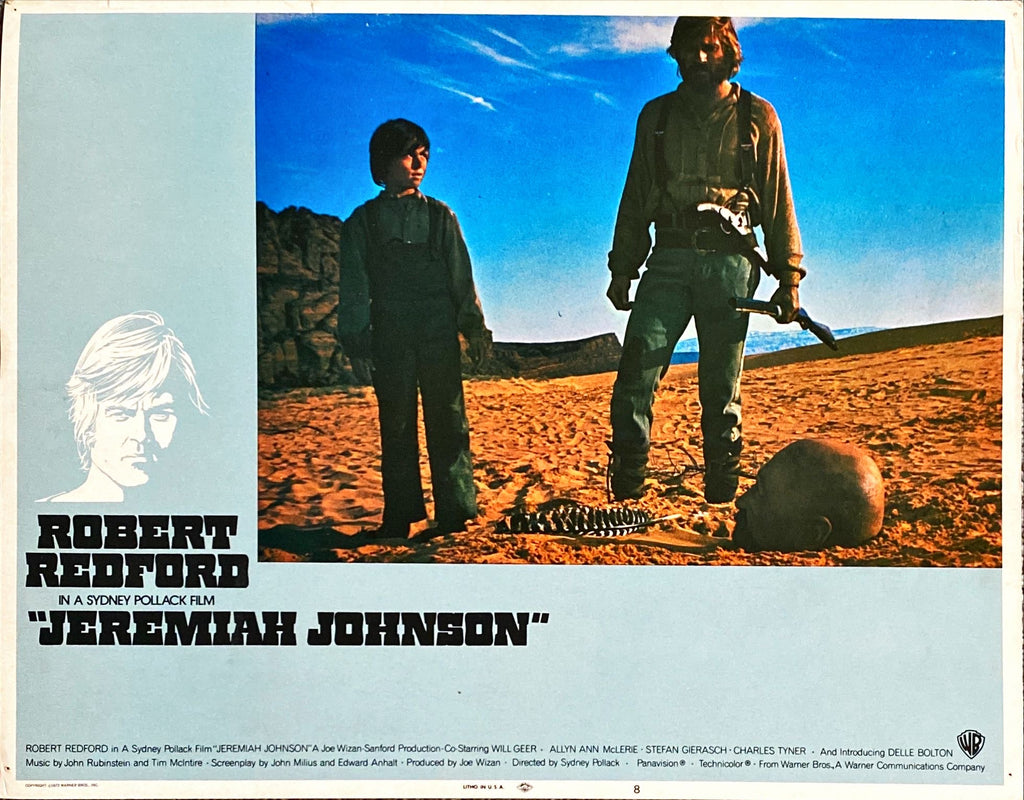 #1145 JEREMIAH JOHNSON 3 Lobby Cards 1972 - PosterCollectors.xyz