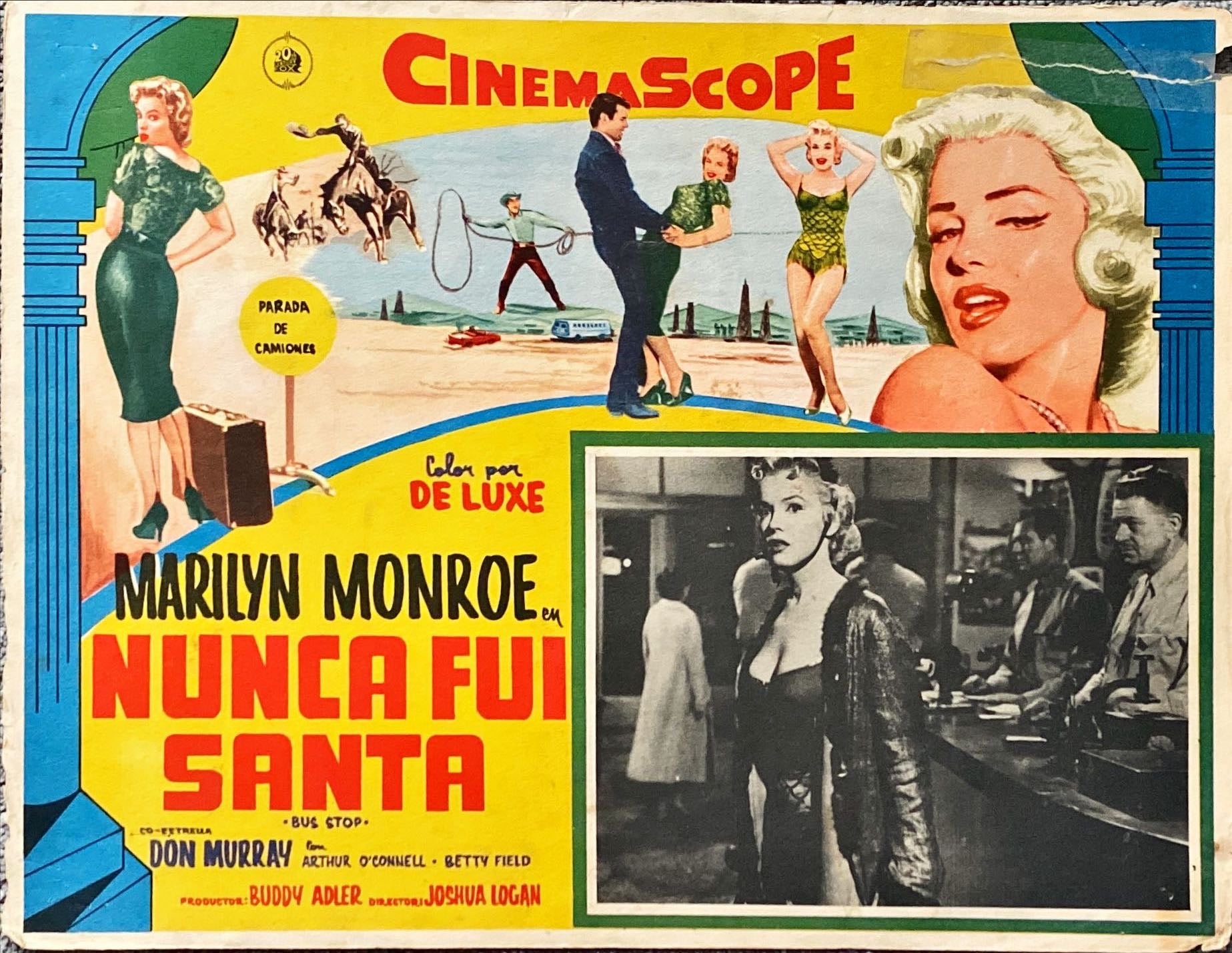 #969 BUS STOP Mexican Lobby Card '56 -Marilyn Monroe - PosterCollectors.xyz