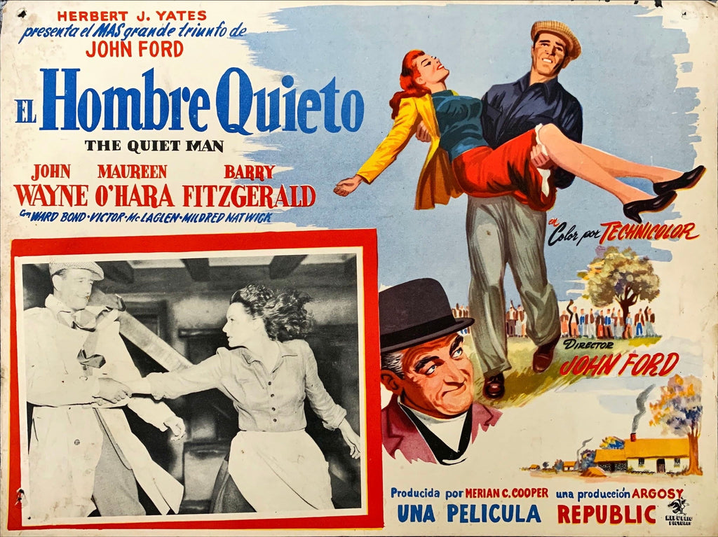 The Quiet Man (1951) 3x Lobby Cards - MX