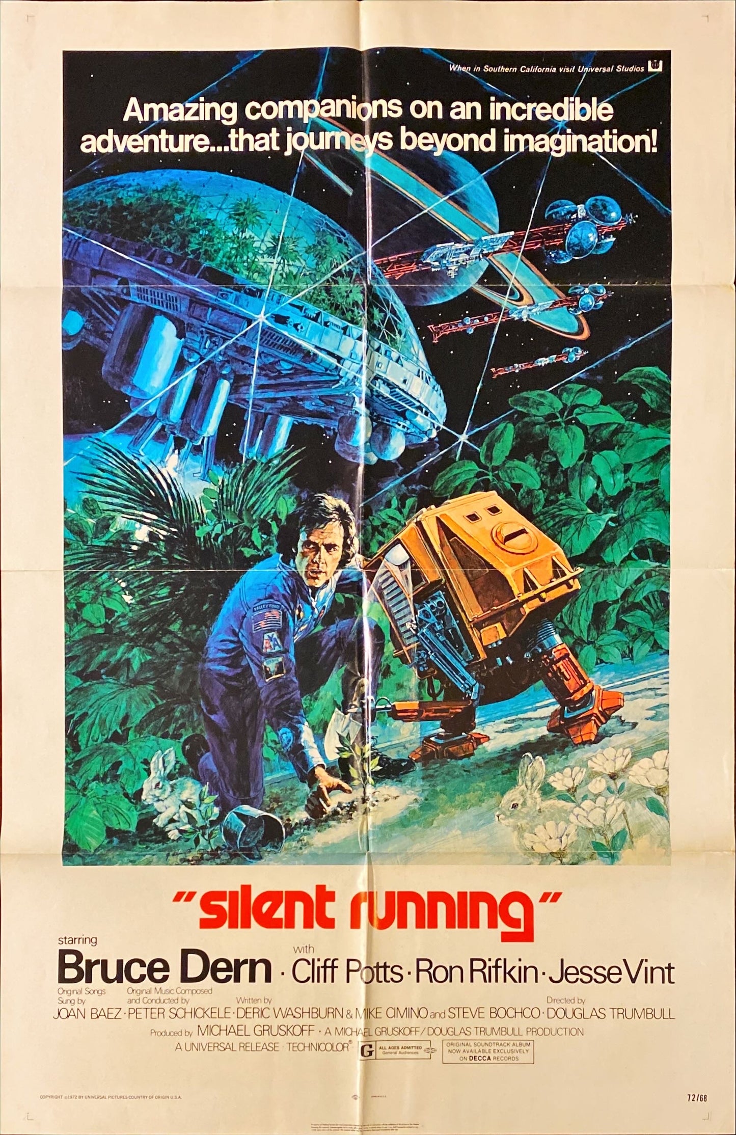 1301 SILENT RUNNING 1sh 1972 Douglas Trumbull